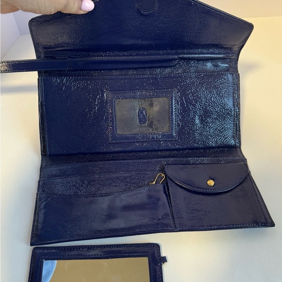 Hobo International navy patent leather envelope clutch - Picture 13 of 14